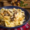 Pappardelle au poulet forestier